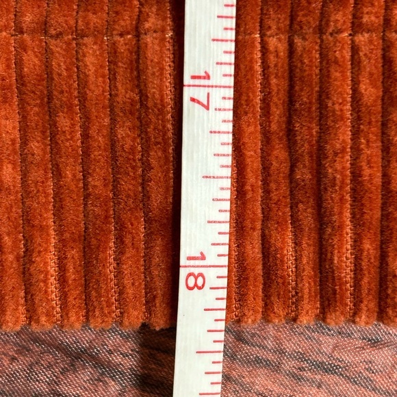 Loft Outlet Women’s Size 4 Rust Fall Colored Corduroy Button Up Skirt - Picture 5 of 6